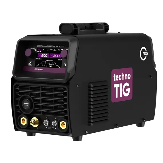 OSA START technoTIG 230 AC/DC PULSE Установка аргонодуговой сварки 3ST230TAP — полупрофессиональный аргонодуговой сварочный аппарат tig для монтажников, 230 А