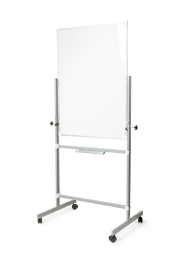 Поворотная магнитная эмалированная школьная доска 1500х1000 комбинированная(мел\маркер)