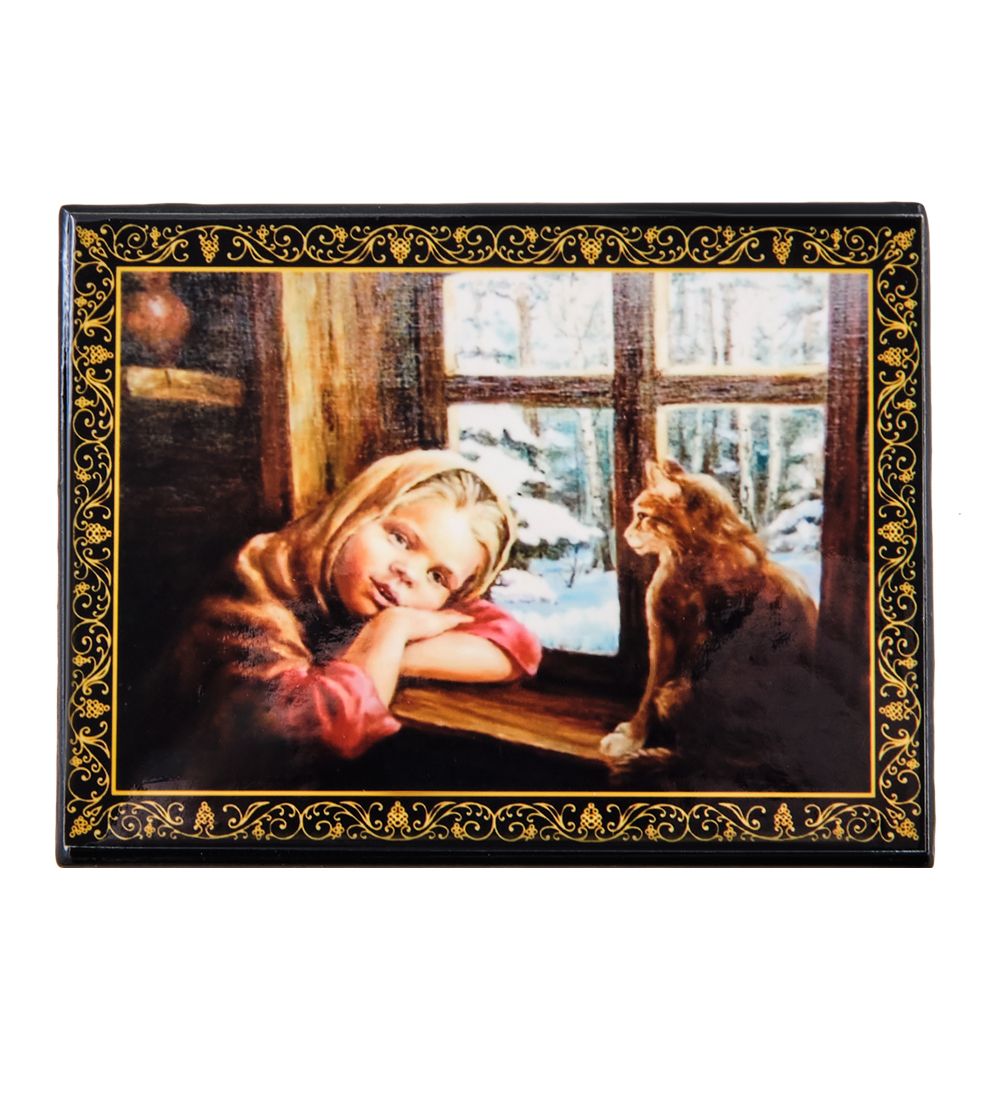 Народные промыслы ШК-11/13-H Шкатулка в технике декупаж (8х10х4)