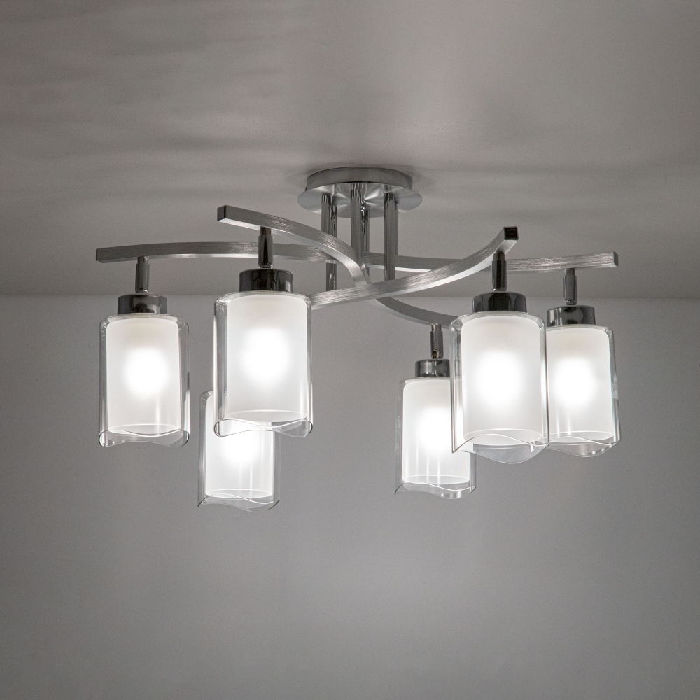 Citilux Аэлита CL169161 Люстра с поворотными плафонами Алюминий