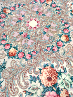 Павловопосадский платок Тайна сердца 1437-0