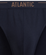 Мужские трусы слипы спорт Atlantic, набор 5 шт., хлопок, темно-синие, 5SMP-004