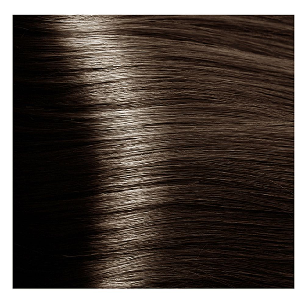 Крем краска для волос с гиалуроновой кислотой Kapous, 100 мл - HY 6.757 Темный блондин пралине