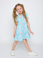 Платье "Ассоль-6", голубой, р.104, (Ивашка)