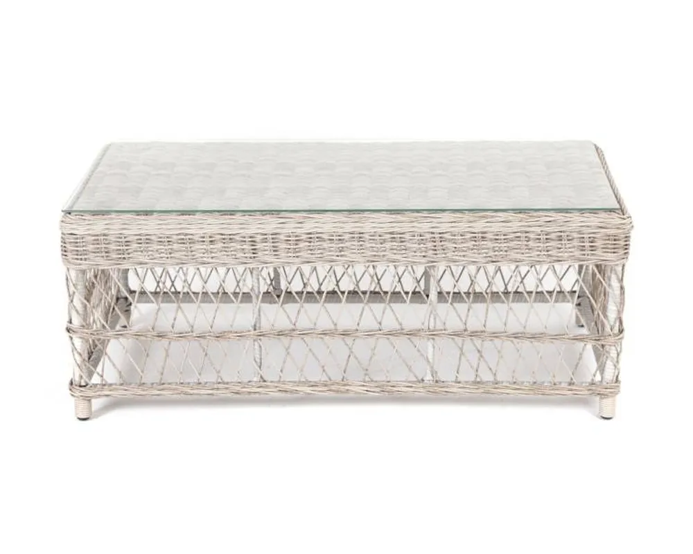 "Гранд Латте" стол журнальный из искусственного ротанга, цвет бежевый