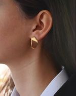 Серьги Mirrors kv-2-001, позолота