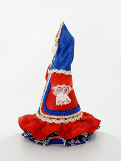 Кукла интерьерная Потешного промысла в Женском зимнем костюме.