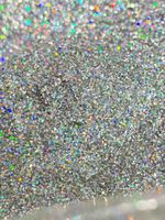 Блёстки Глиттеры 801-02мм - Серебро голографик - универсальные