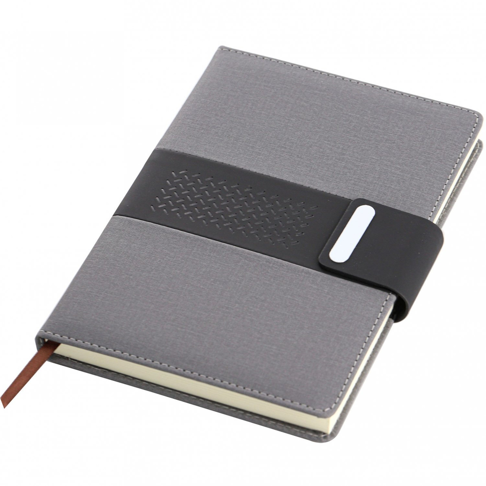 Записная книжка В5, Yalong, 7БЦ, текстиль/ПВХ, поролон, ляссе, тонир. блок, клапан на магните, ассорти, клетка, 128 л., ассорти