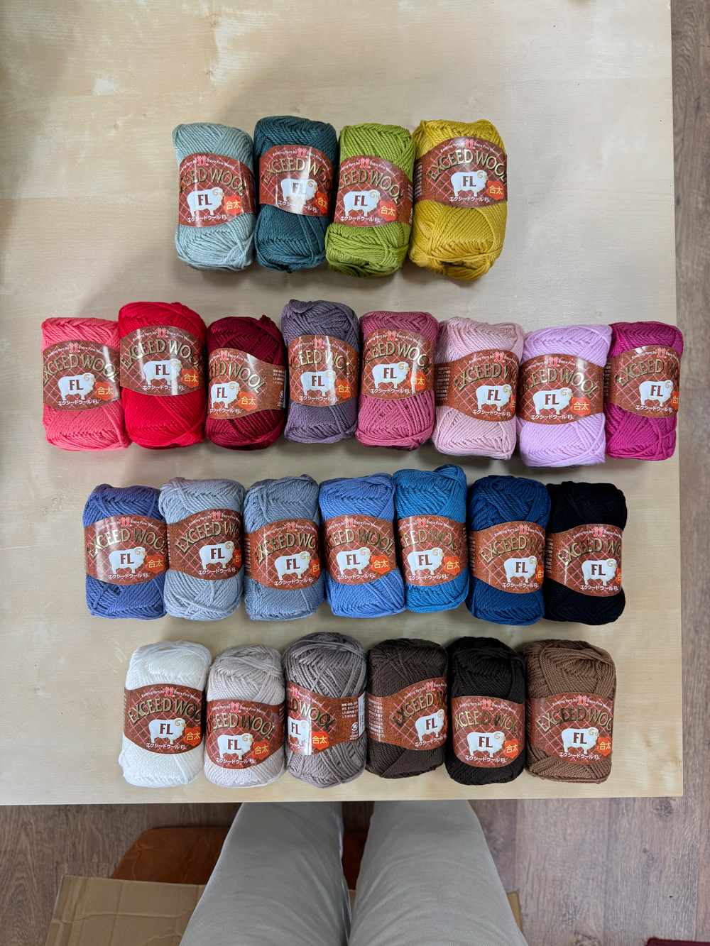 Exceed Wool FL, цвет 711 темно-красный
