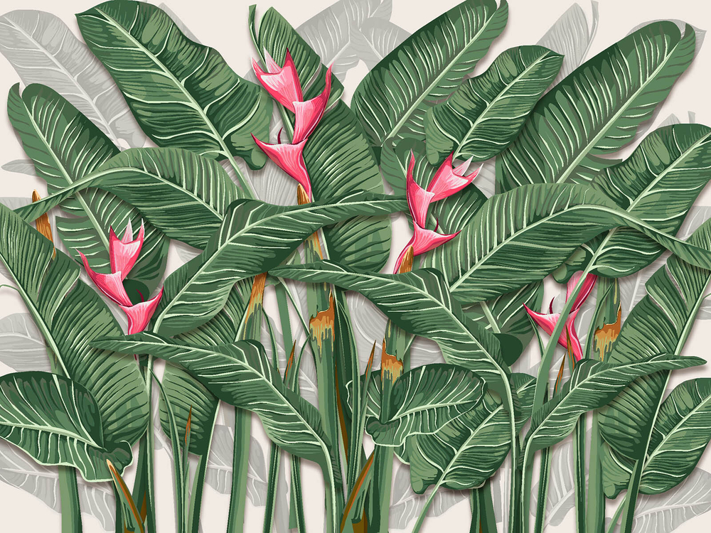 Дизайнерские обои Wall Street Green Tropez