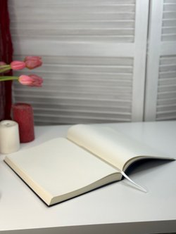 Блокнот А4 200л. (400страниц) без разлиновки Синий (К44-694A)