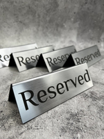 Табличка стол заказан настольная