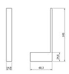 Держатель для туалетной бумаги латунь CORINTO 16929.B глянцевый