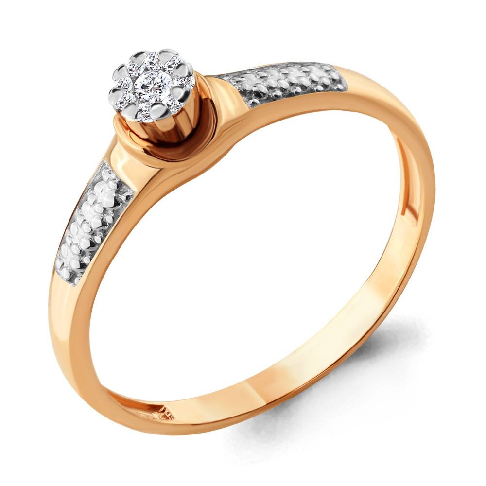 962970к Кольцо из Золота с бриллиантами из коллекции "Elegance"