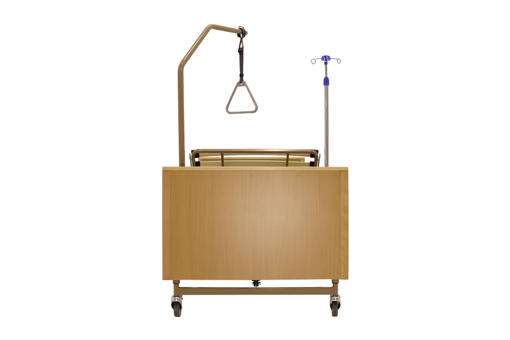 Кровать электрическая Med-Mos YG-1 (ЛДСП светлое дерево) с деревянными ламелями