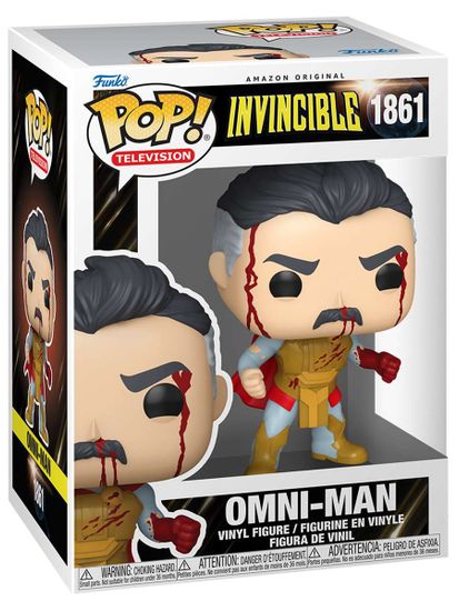 Фигурка Funko POP! TV Invincible S2 Omni-Man (Armor) (Bloody) (1861) 90321 / Фигурка Фанко ПОП! по мотивам мультсериала "Непобедимый", Омнимэн