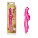 Розовый вибромассажер Fluttering Butterfly Vibes - 22 см. (Цвет: розовый)