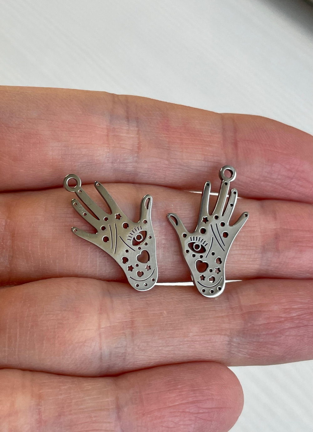 пс-117 Подвеска "Талисман" 22*14мм, нерж. сталь