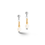 Серьги-пусеты Coeur de Lion White bicolor 1117/21-1426