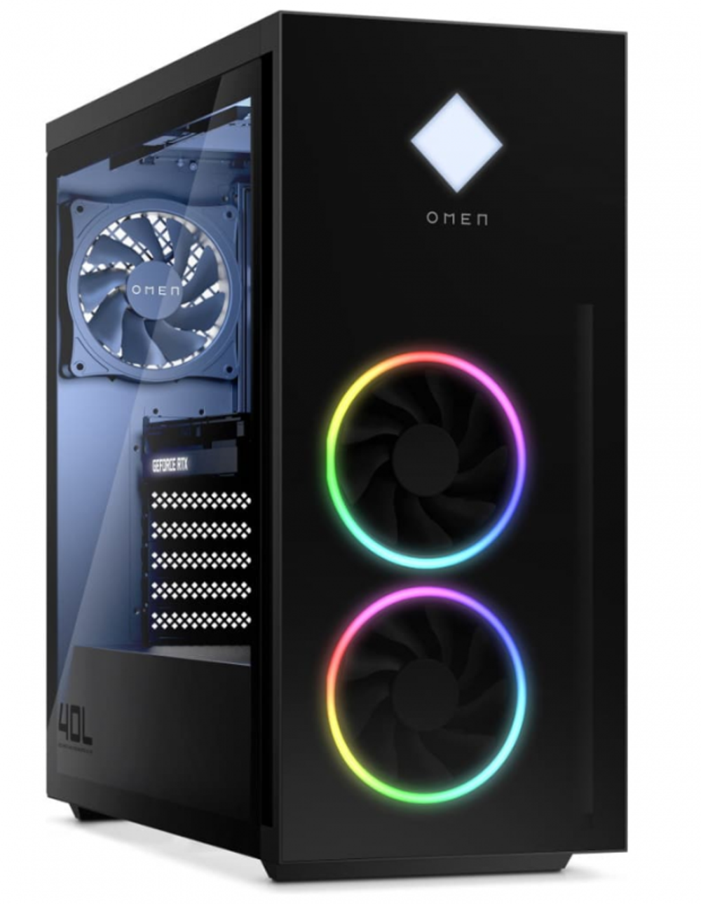 ПК HP Omen GT21-0017ur (5D443EA) AMD Ryzen 7 5800X, 3800 МГц, 16 Гб, 1 Тб SSD, RX 6700XT 12228 Мб, FreeDOS + No KBD, no MOUSE Black