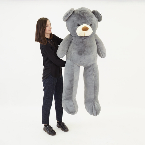 Купить Медведь серый плюшевый 160см