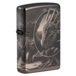 Зажигалка Zippo Lisa Parker Dragon с покрытием High Polish Black