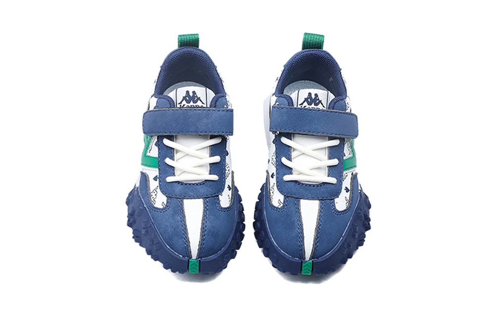 Children's Kappa all-match shock absorption, non-slip, wear-resistant sports casual shoes navy blue