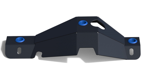 Защита дифференциала заднего моста Rival для Suzuki Jimny IV (V - 1.5) 2019-н.в., сталь 3 мм, с крепежом, штампованная, 2111.5523.1.3