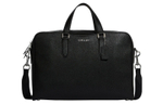 COACH Graham Leather Crossbody Bag, Laptop Bag, Briefcase Large Men"s Black