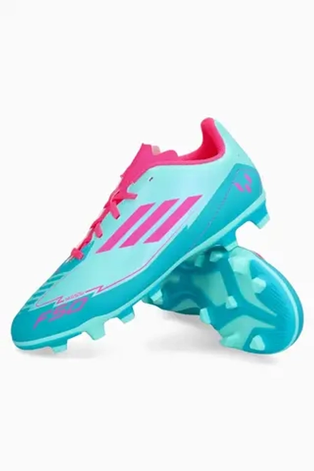 Бутсы adidas F50 Club Messi FG/MG Junior - голубой