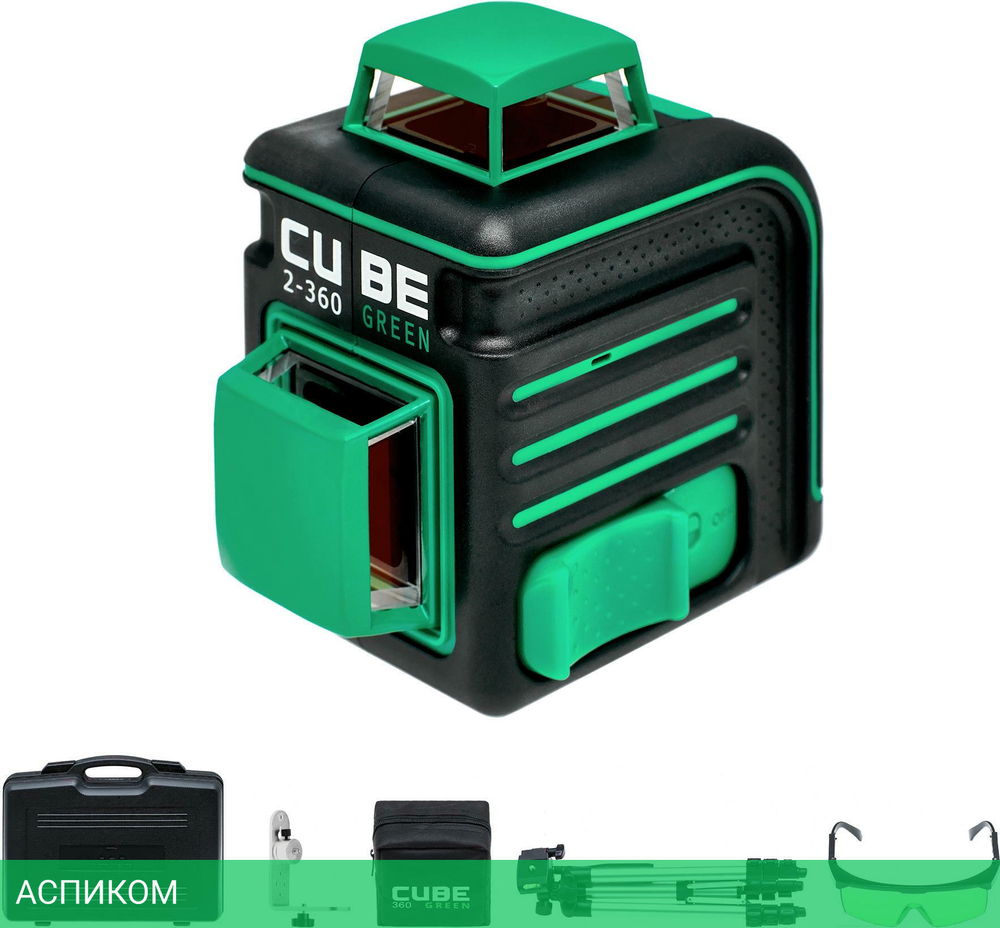 Лазерный нивелир ADA Instruments Cube 2-360 Ultimate Edition Green (A00471)