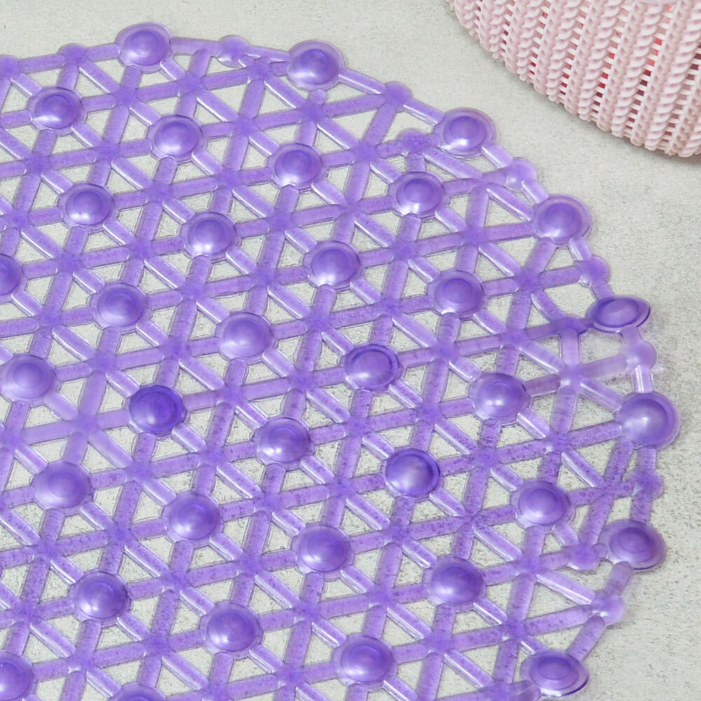 Коврик для ванной SPA Паутинка 37*66см (сиреневый)