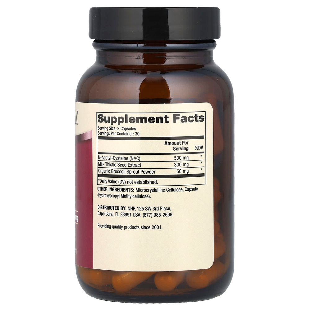 Dr. Mercola, NAC с расторопшей, 60 капсул