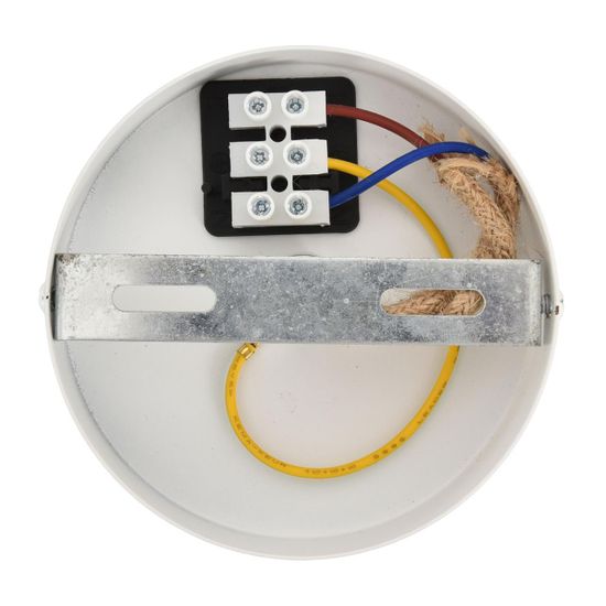 8367/1B ECO LN белый/бежевый, цемент/металл/джутовый шнур Подвес E27 LED 10W 220V BOHO