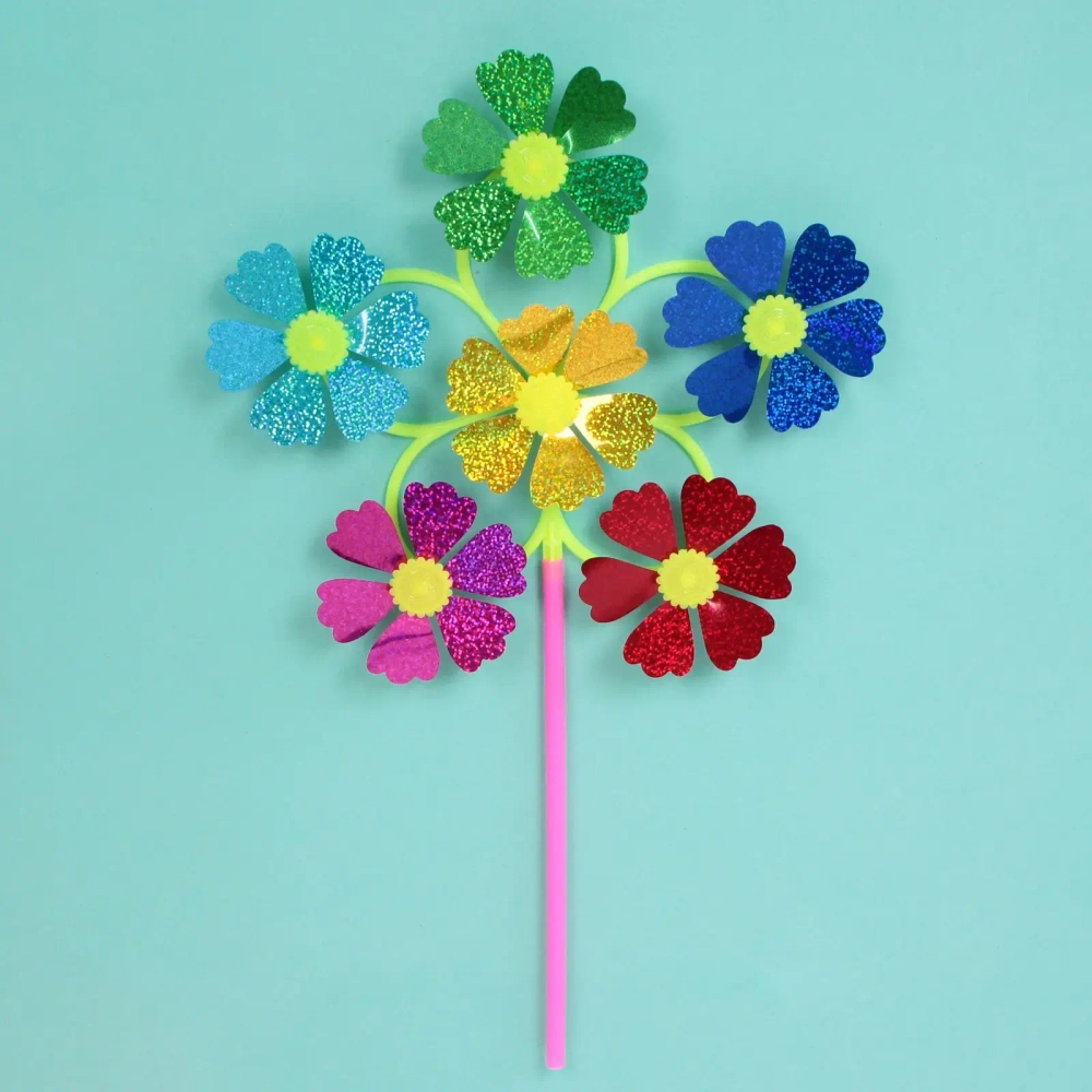 Ветрячок «Цветочки» d=30 см, 50 см