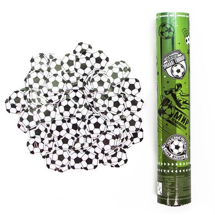 Хлопушка "Футбольные мячи" 30 см