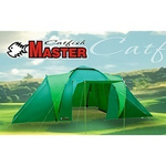 Палатка Catfishmaster H1020 6 мест  11.6кг 220x470x200см 1600мм внутри 210x160x170см x 2 комнаты