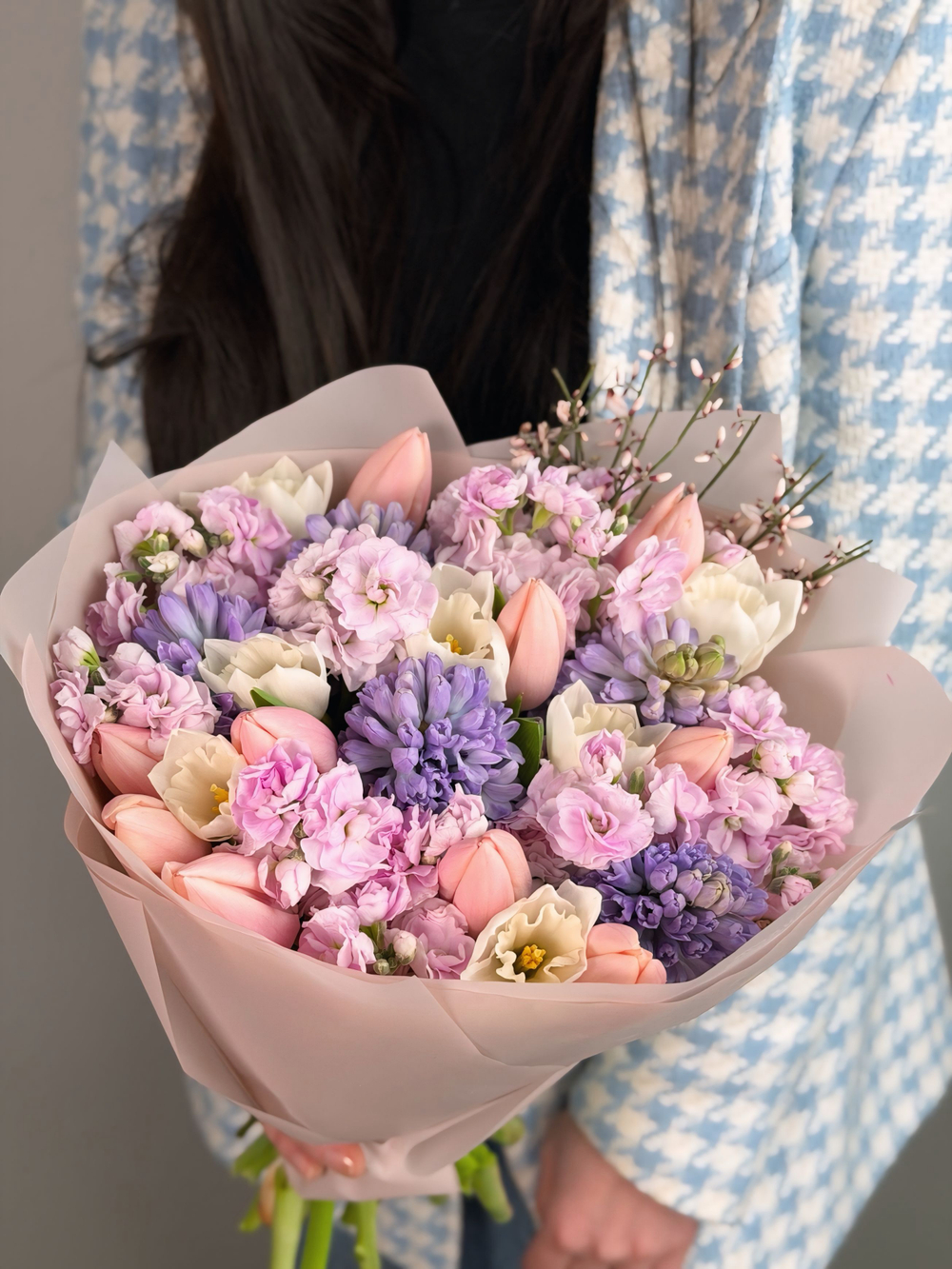 Букет "Весенняя лаванда"