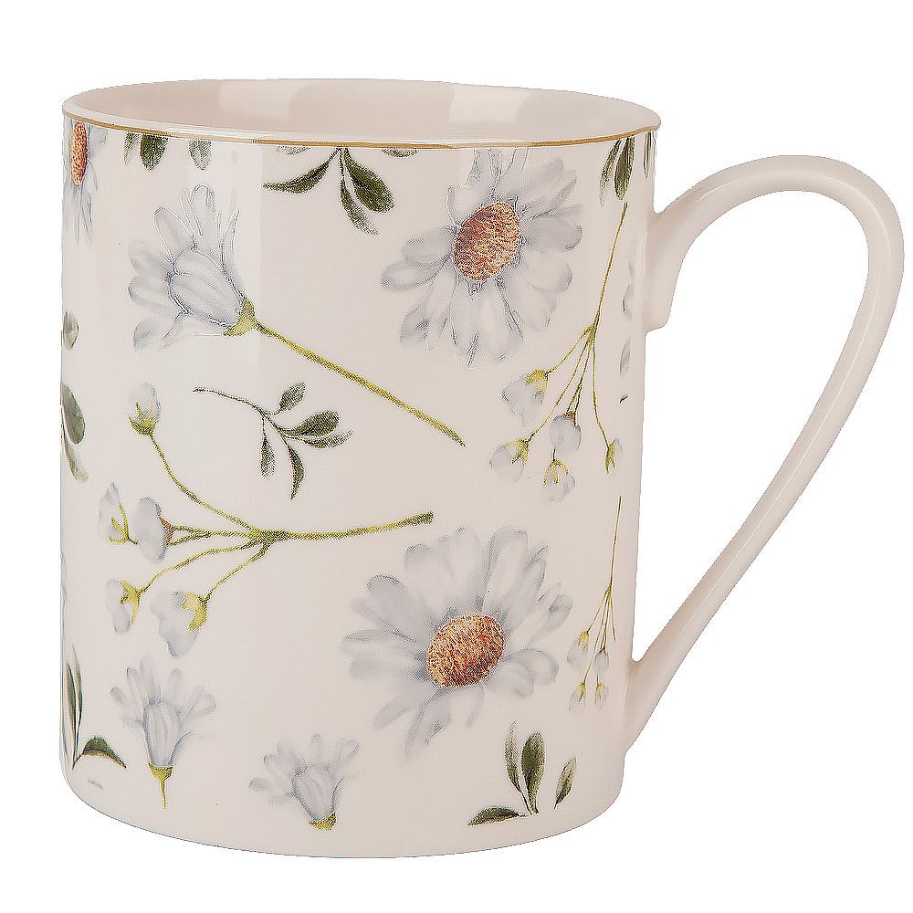 Столовый набор 12пр "Camila" тарелка d=19см*4, салатник d=14см*4,кружка v=370мл*4 (фарфор) (подароч