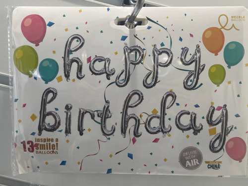 Набор шаров "Happy Birthday"