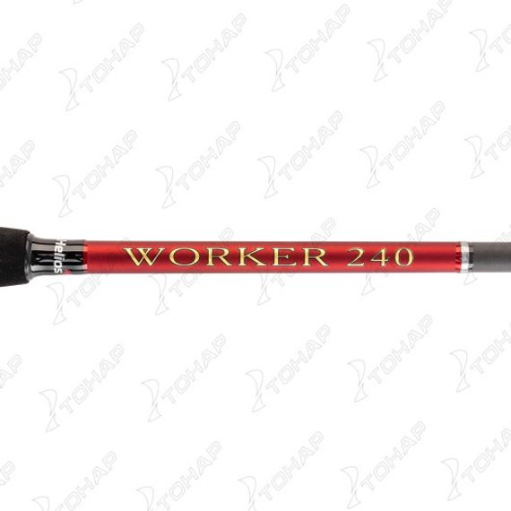 Удилище спиннинговое Worker 240L, 2.4m, 2sec., 3-15g (HS-W-240L) Helios