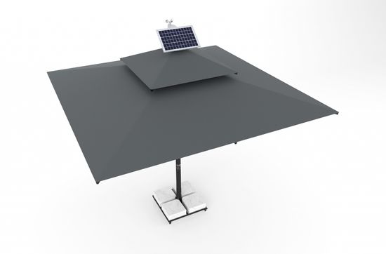 Зонт профессиональный Atlantic Solar 4000 антрацит/бежевый Турция