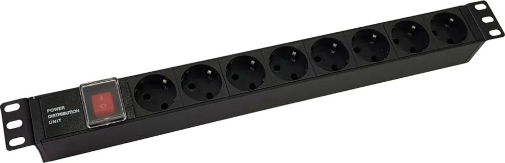 Блок розеток 19", 8 розеток NTSS NTSS-PDU-DA1016