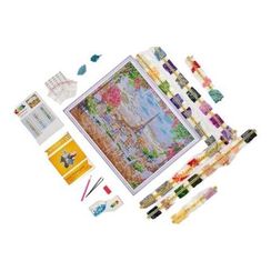 Almaz qaşlarla tablo \ Алмазная вышивка \ Diamond painting Парижская терраса