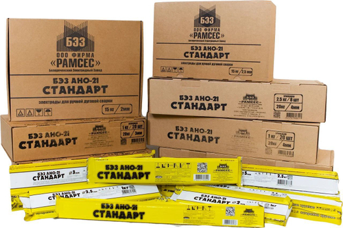 Электроды Белореченские БЭЗ АНО-21 Стандарт 4мм 1кг