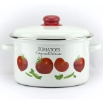 Кастрюля эмалированная 4л «Томато» 01-Б1614/4