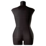 Манекен портновский Моника, торс, размер 48, цвет черный. Вид сзади.