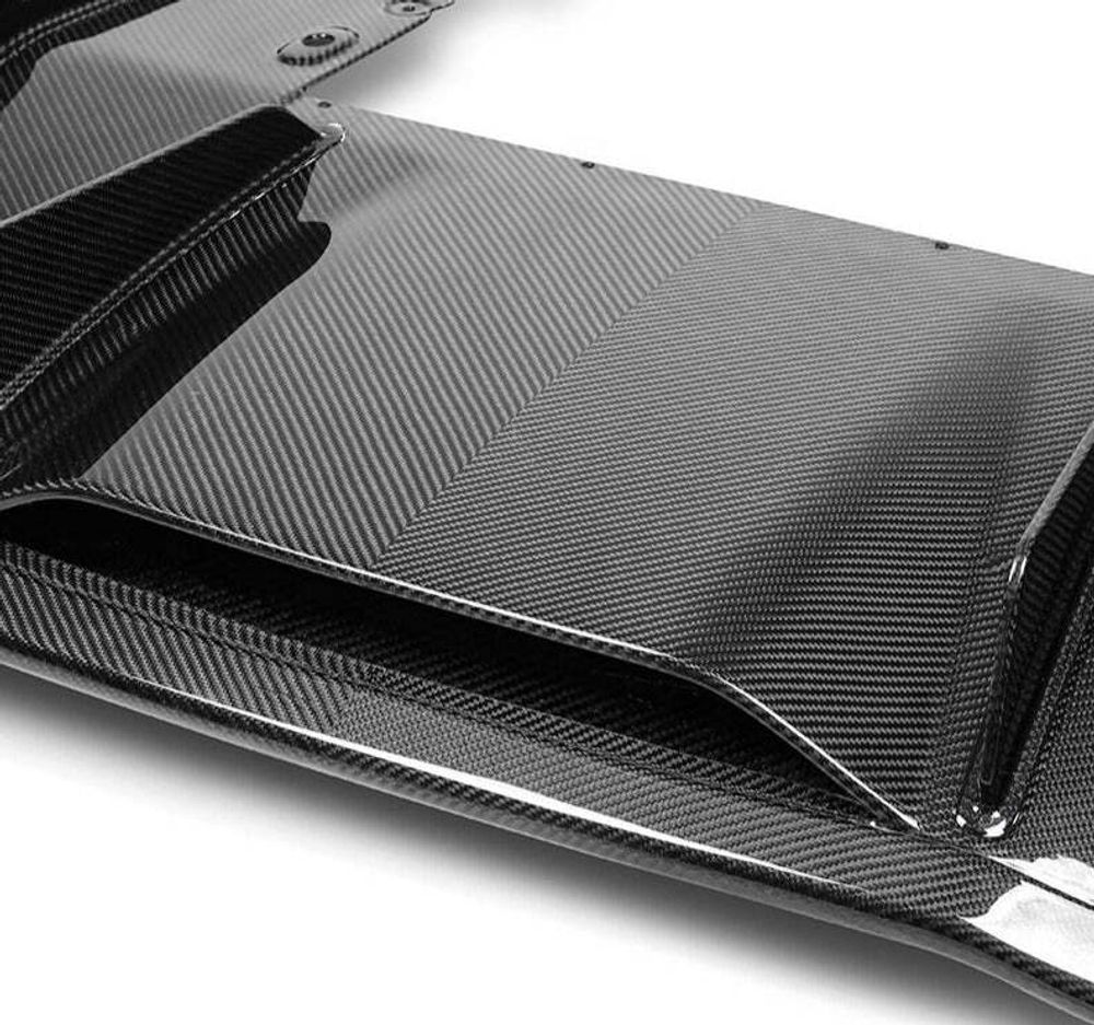 Карбоновый диффузор заднего бампера на замену для McLaren 720S 2017-2023 МакЛарен тюнинг