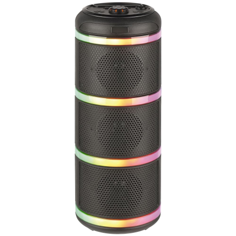 Портативная колонка Intro WZ950 bluetooth бумбокс беспроводная с микрофоном 3-х полосная черная